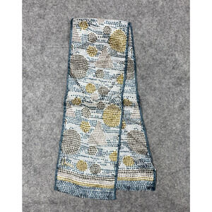 Vera Neumann Scarf Small 100% Silk Rectangle Geometric Dotted 32" x 6" Japan
